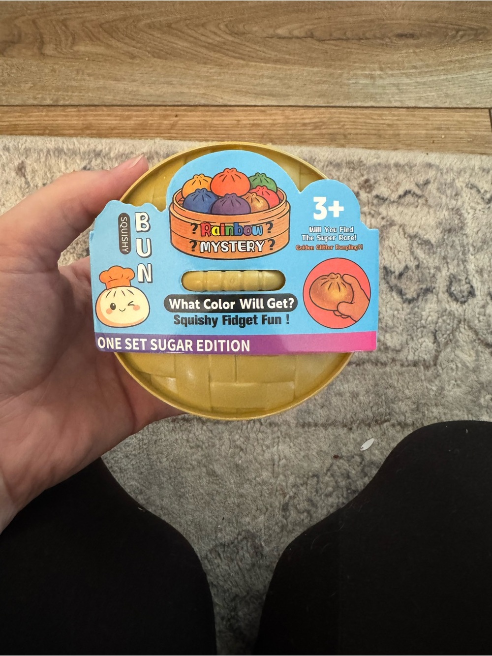 Squishy Bun Rainbow Mystery - Yellow One Set Sugar Edition